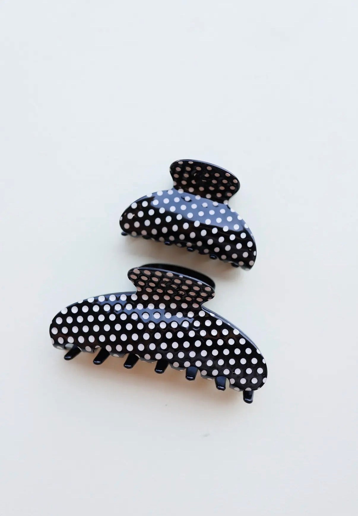 MIDI Black Polka Dot Clip