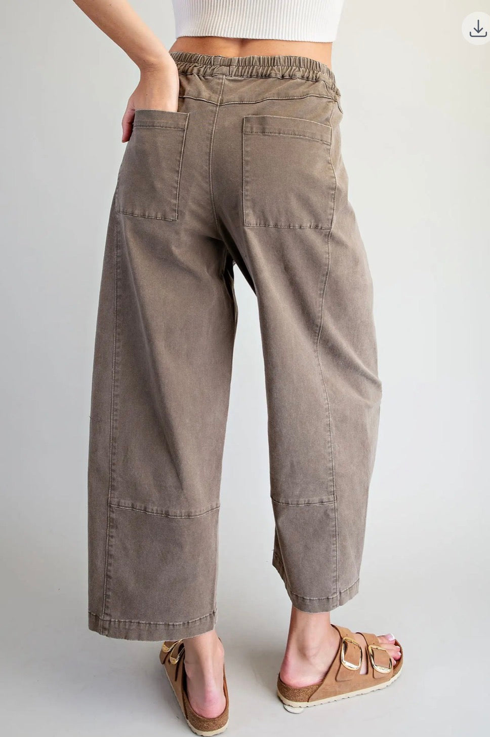 Dry Herb Cropped Pants