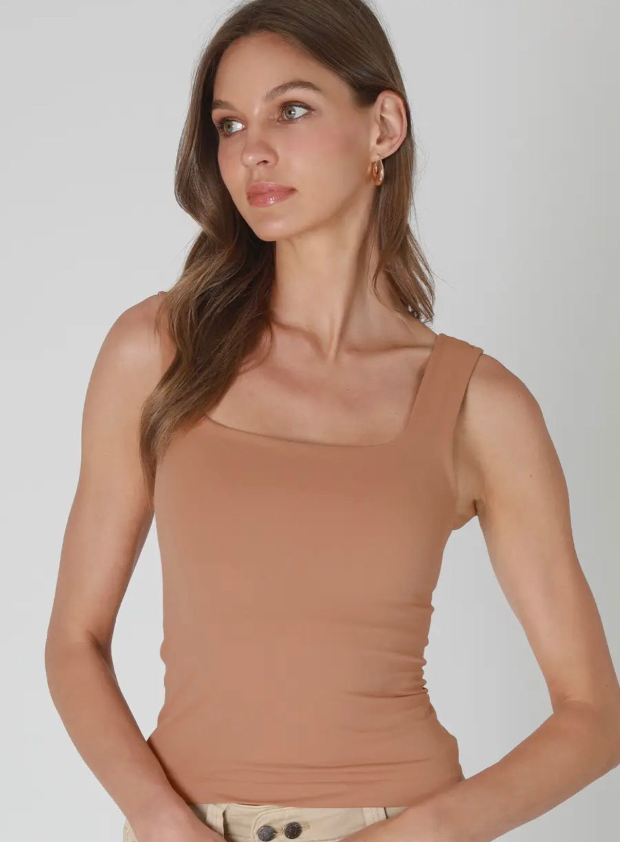 Square Neck Tank Top