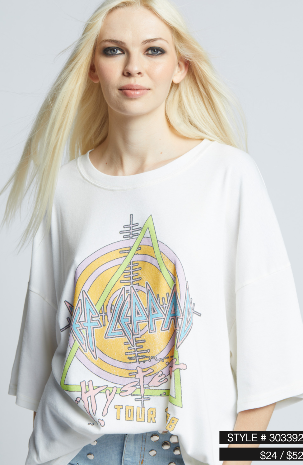 DEF Leppard One Size Graphic Tee