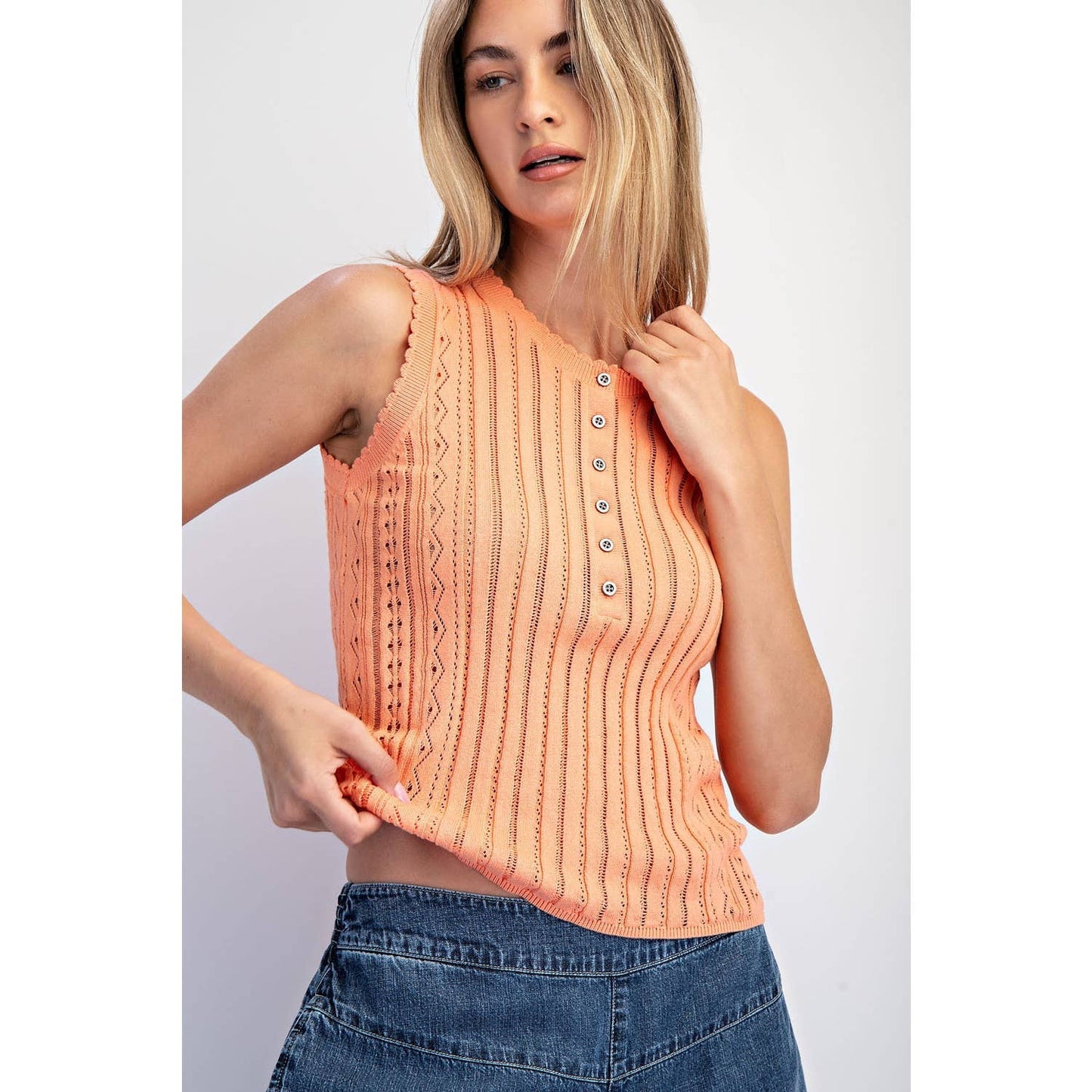 POINTEL SWEATER TANK TOP