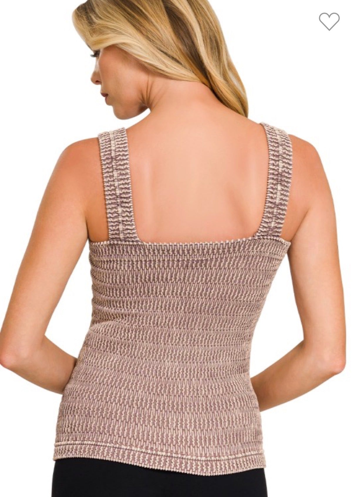 Seamless Stonewash Tank Top