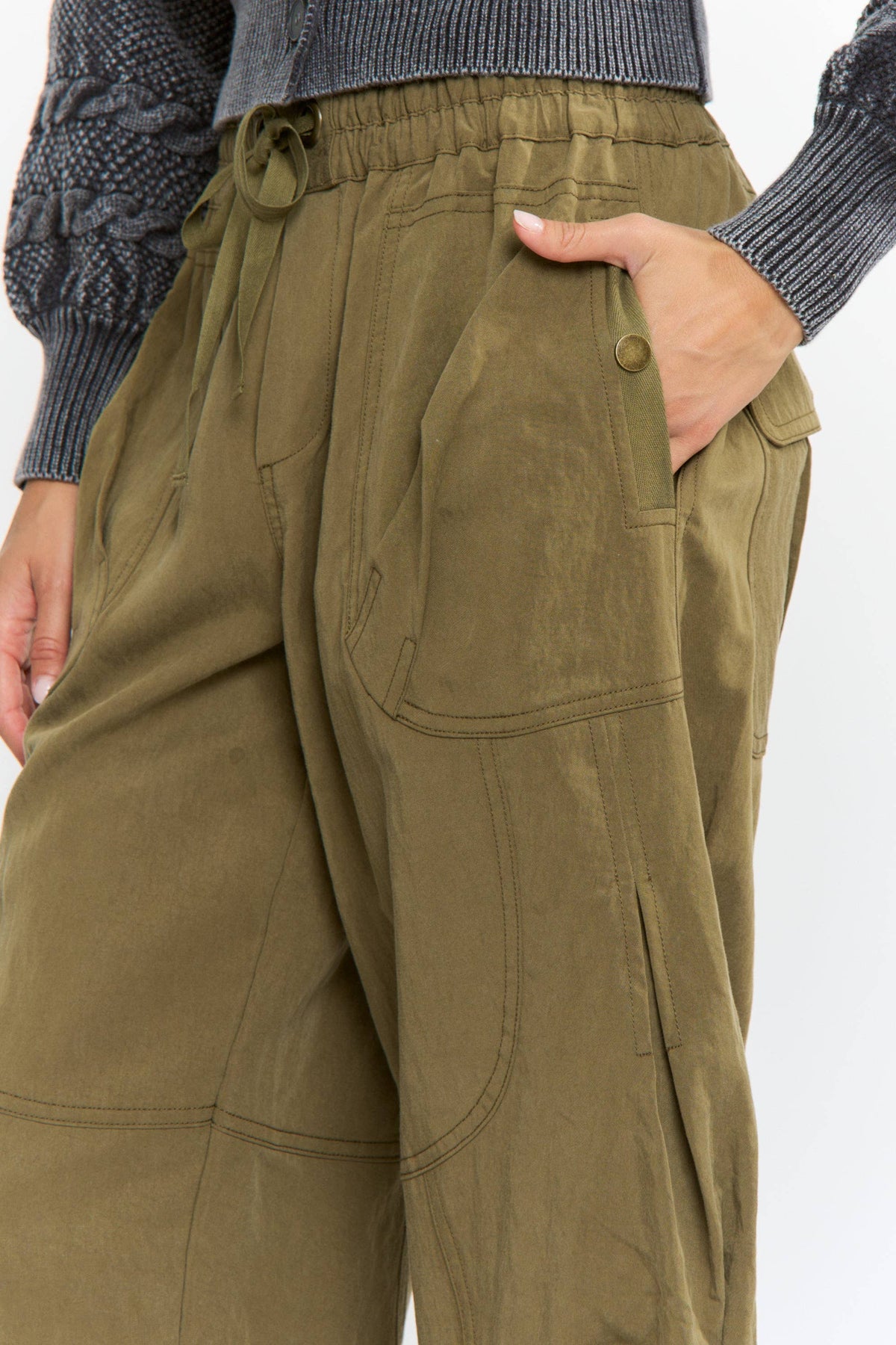 Work it Wide-Leg Cargo Pants