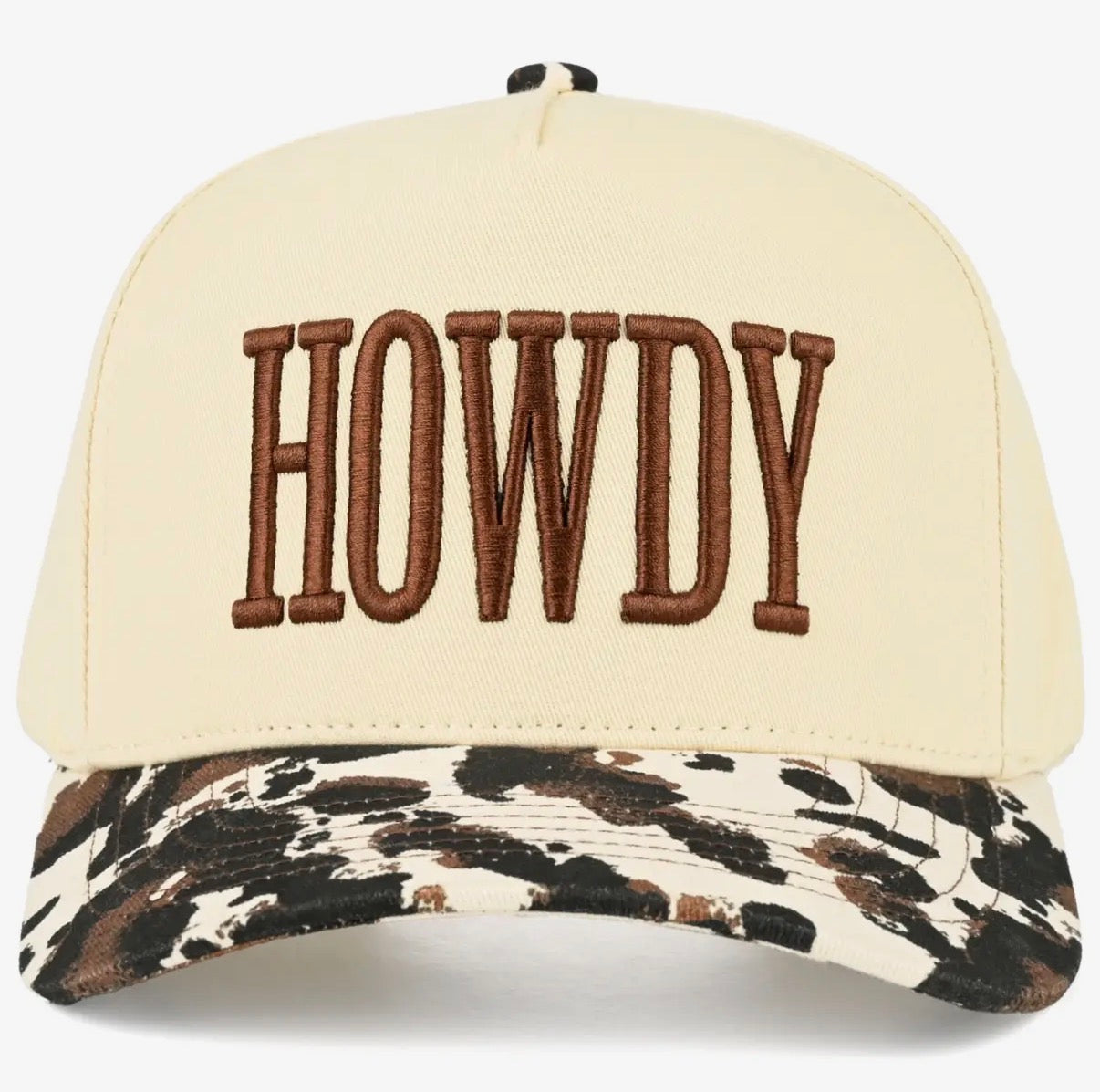 Howdy Cow Print Hat