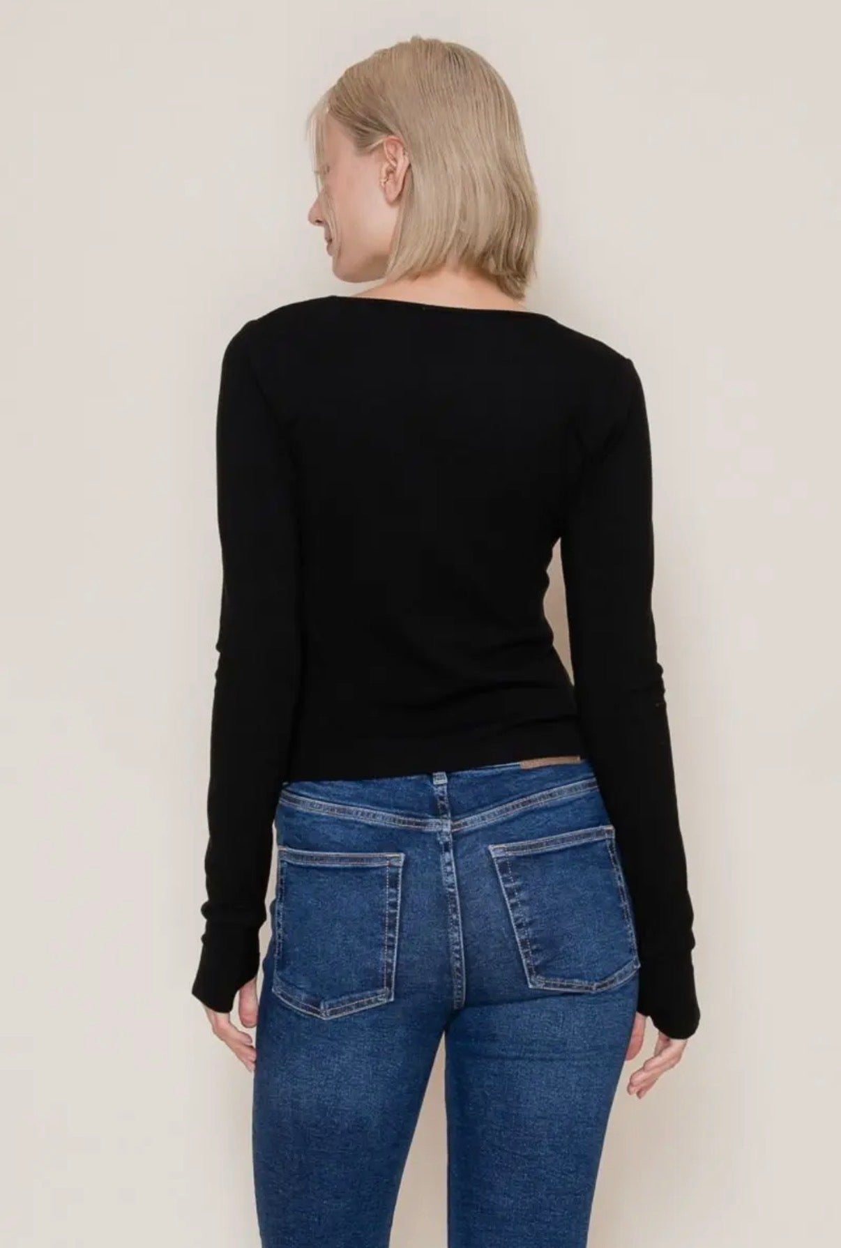 Black Mesh Panel Top