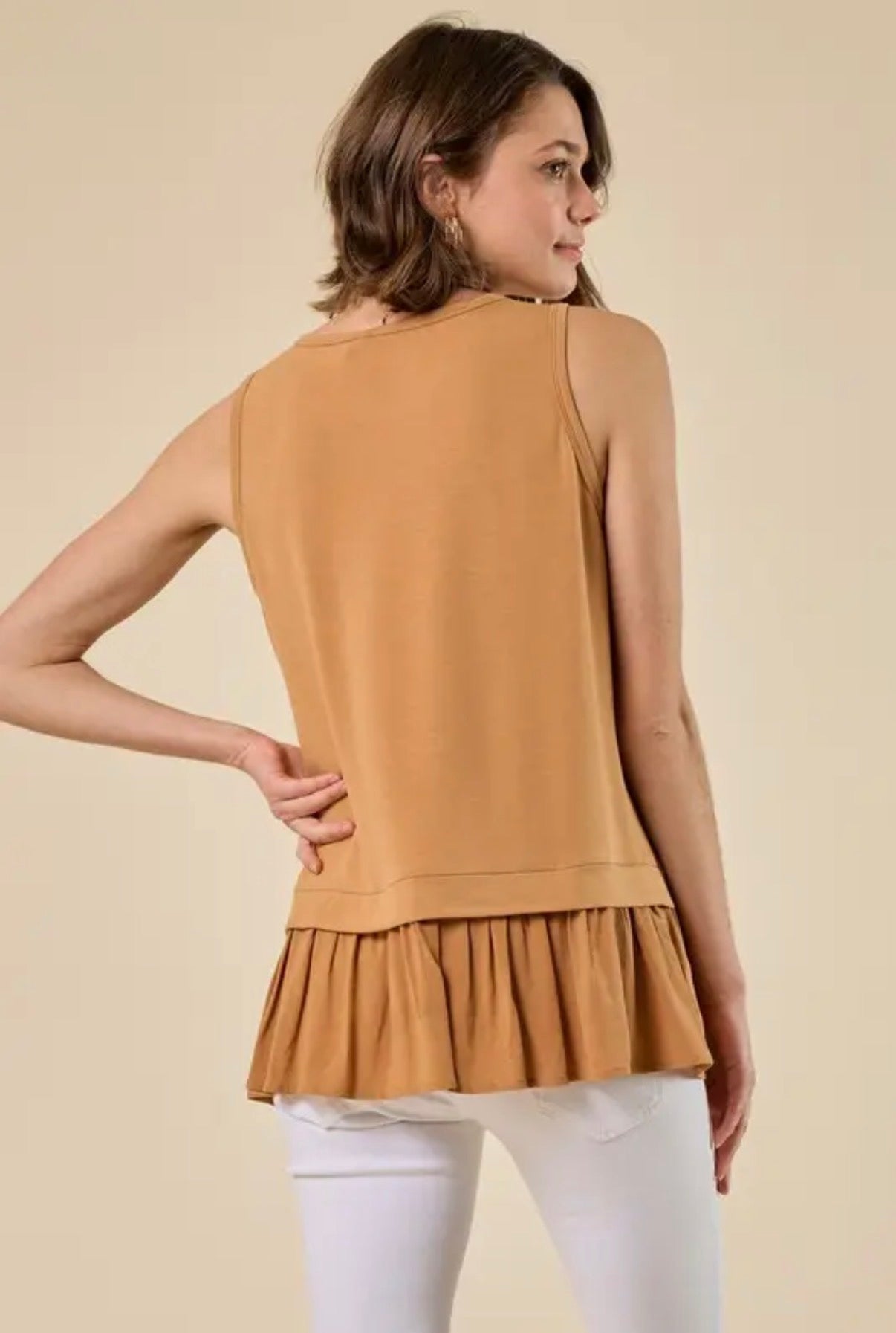 Twist Front Layered Top