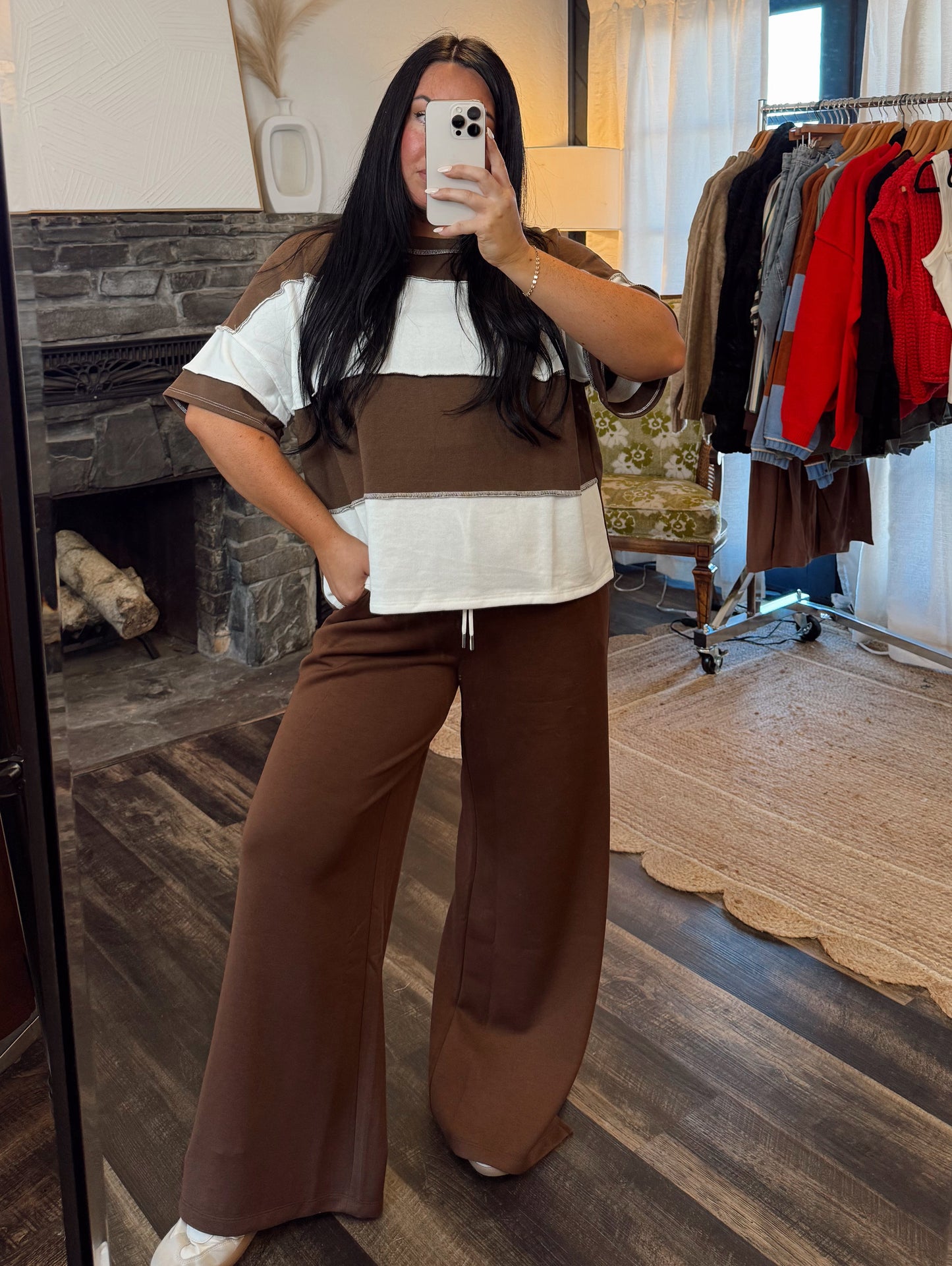 Brown Scuba Pant