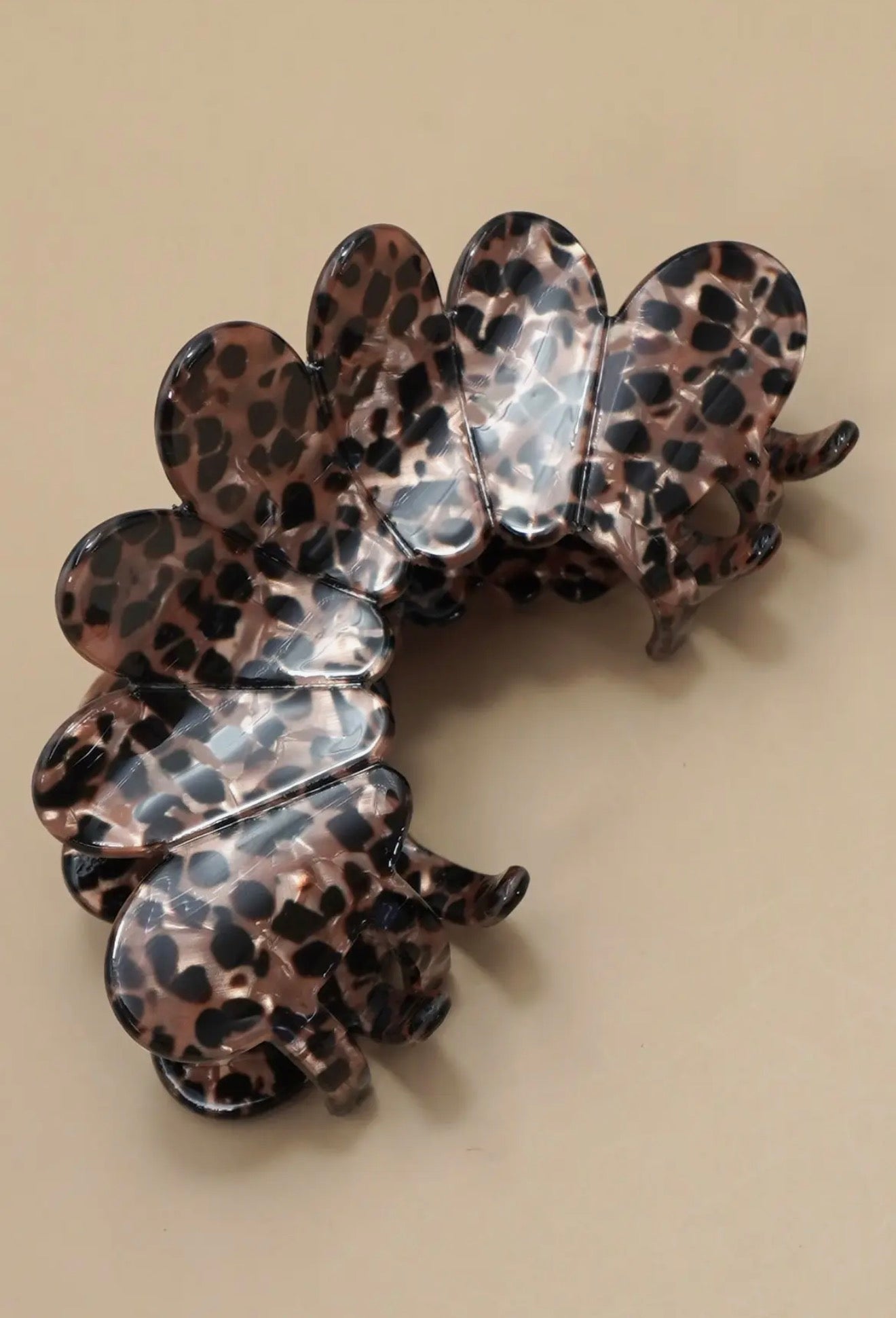 Leopard Arch Claw Clip