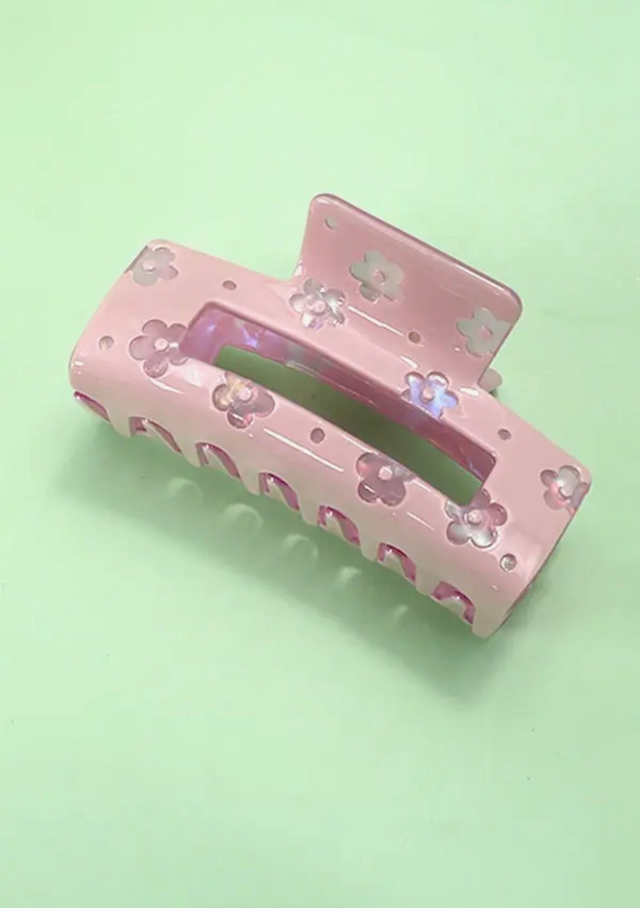 Lilac Flower Claw Clip