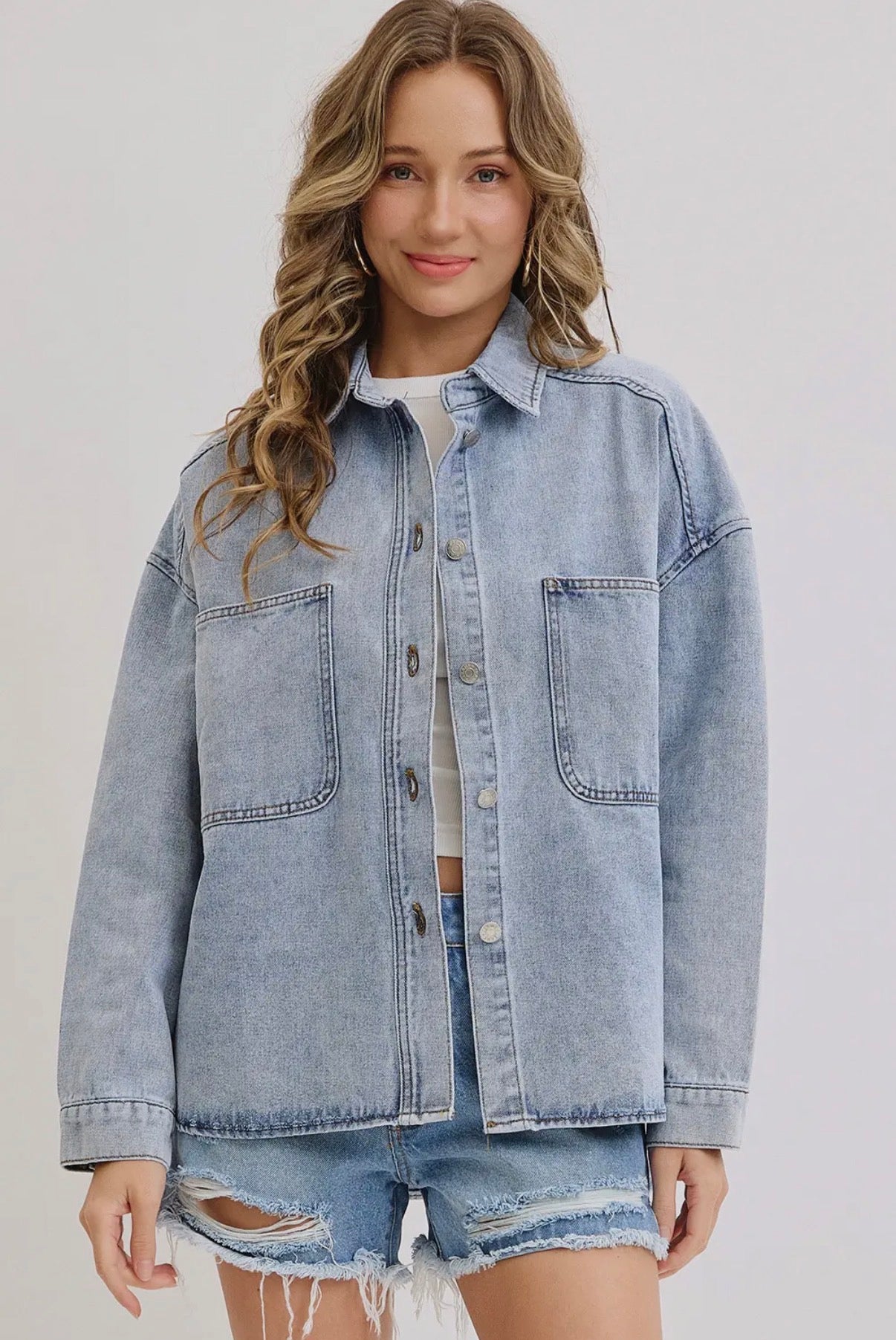 Washed Denim Shirt