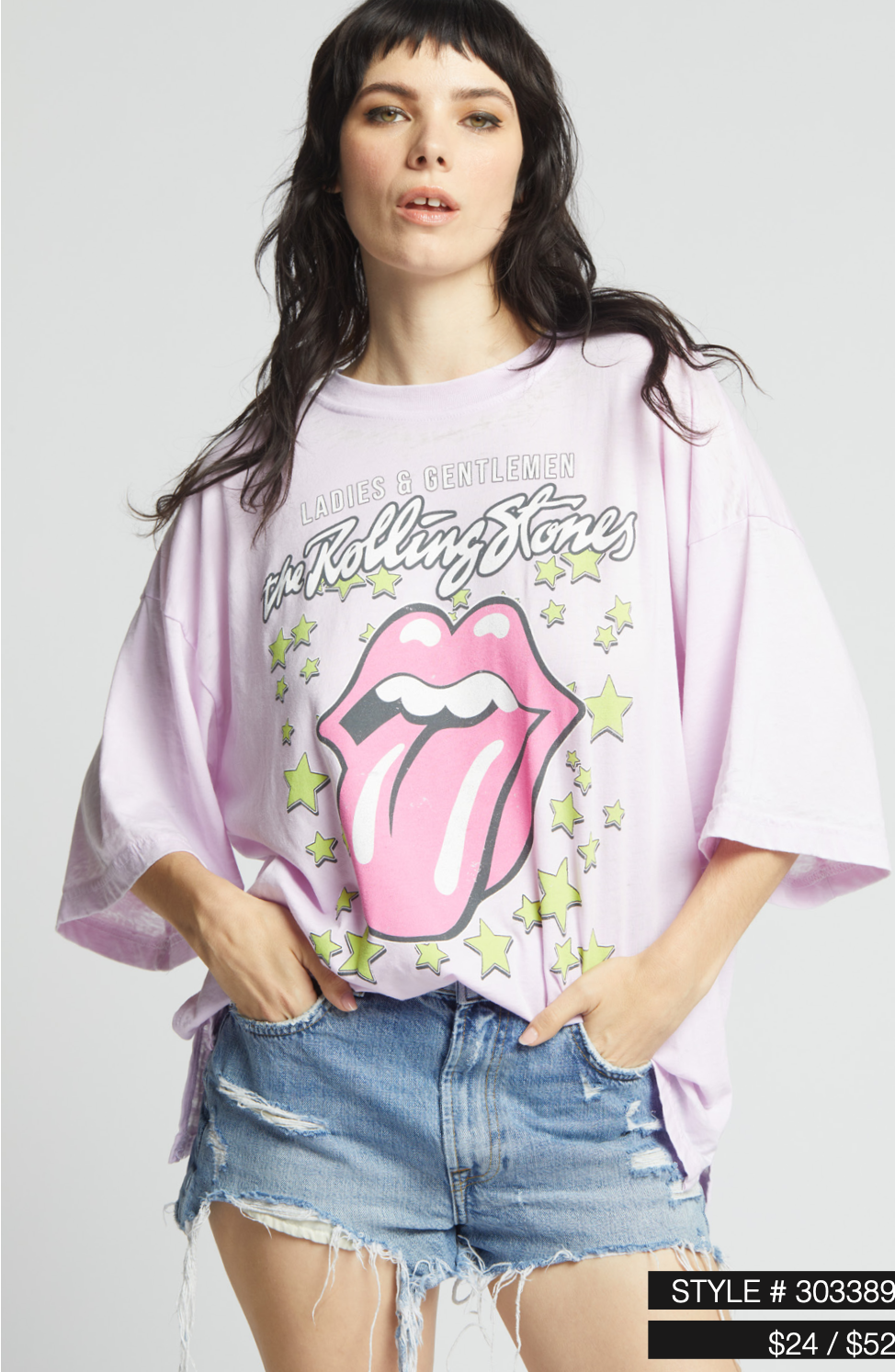Rolling Stones One Size Graphic Tee