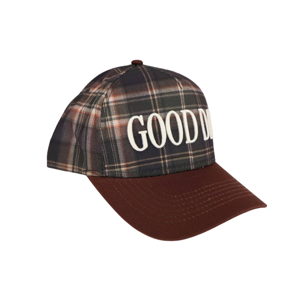 Good Day Plaid Trucker Hat
