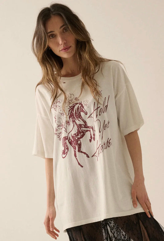Hold Your Horses Graphic Tee