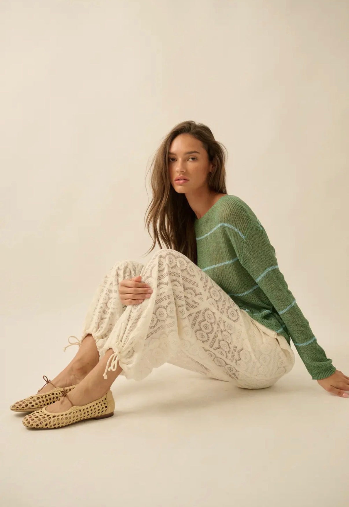 Floral Lace Pants