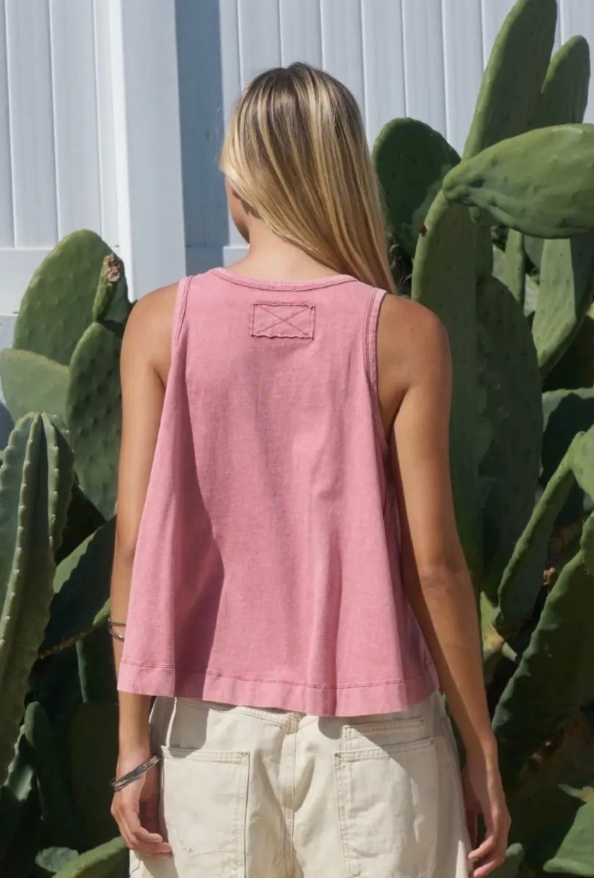 Washed Seamless Knit Top