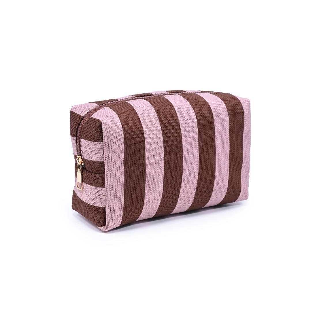 Essential Stripe Cosmetic & Travel Organizer Pouch