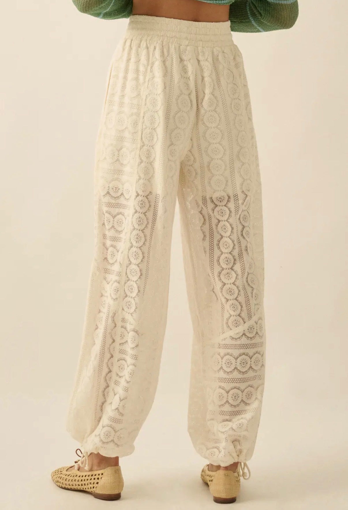 Floral Lace Pants
