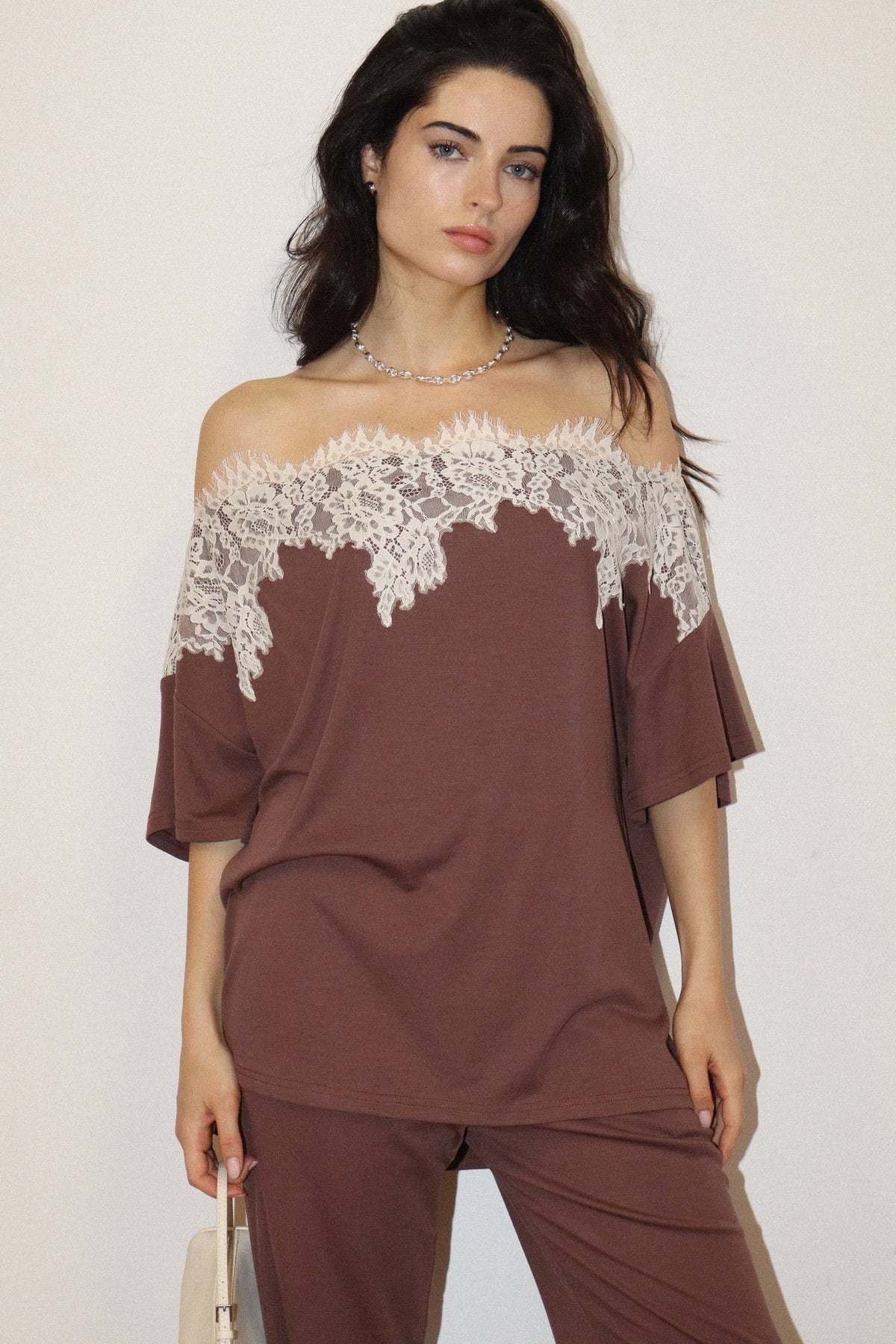Lace off Shoulder Top
