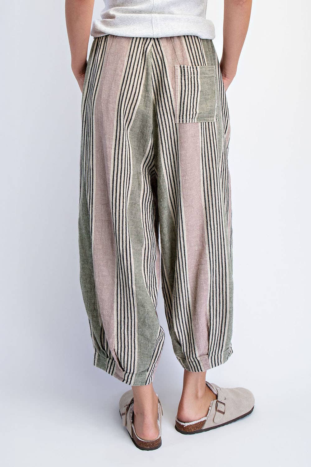 WOMEN'S LINEN-BLEND BALOOM PANTS