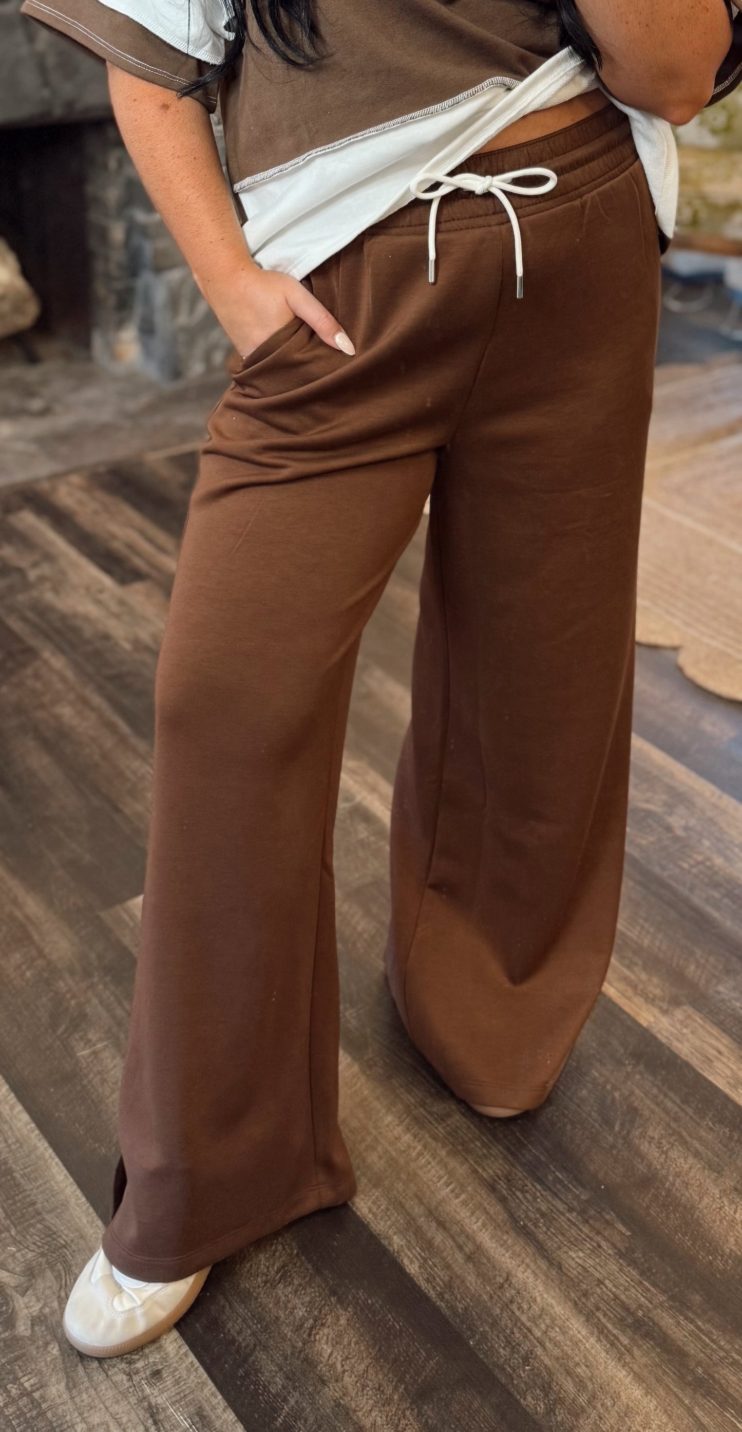 Brown Scuba Pant