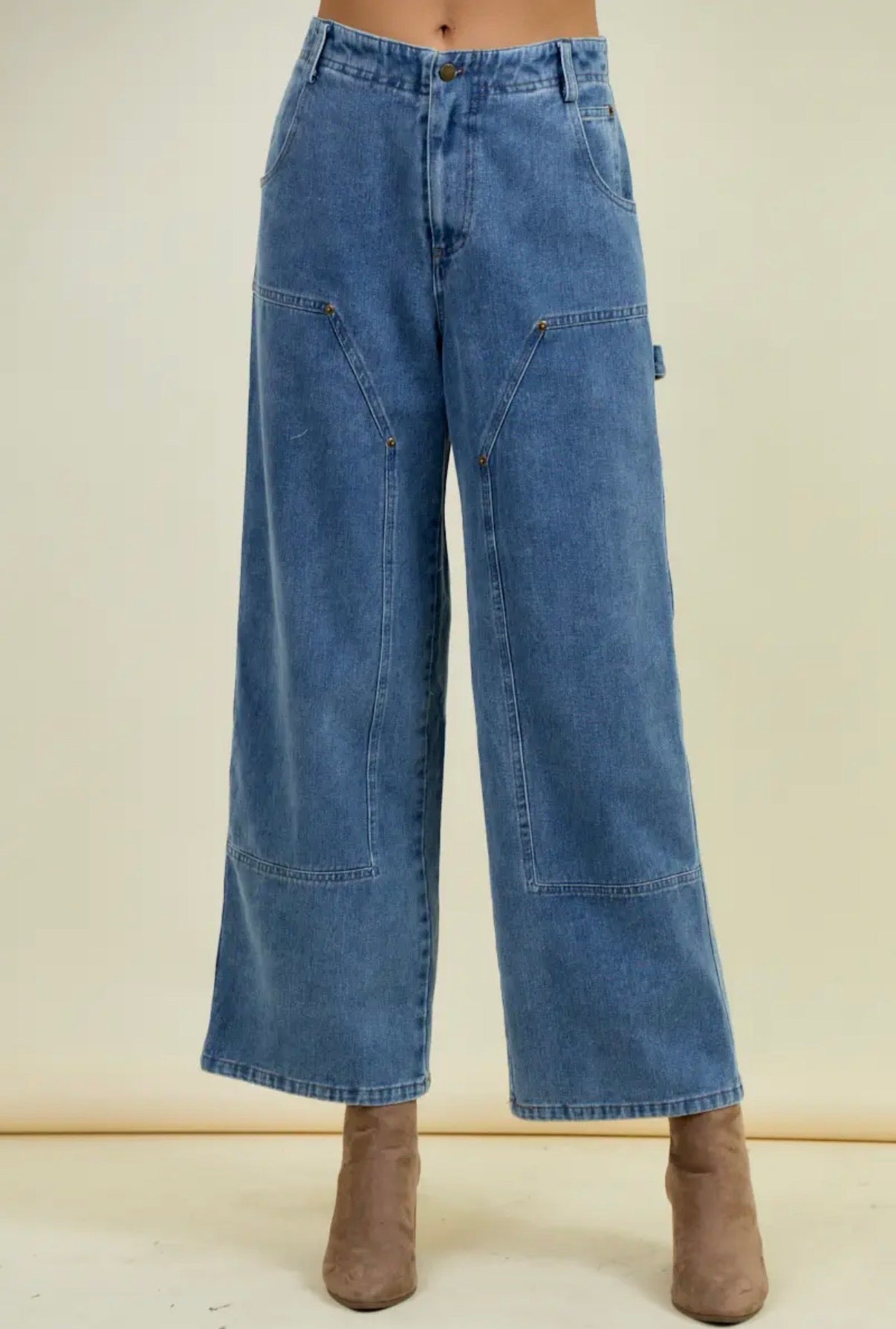 Denim Carpenter Pants