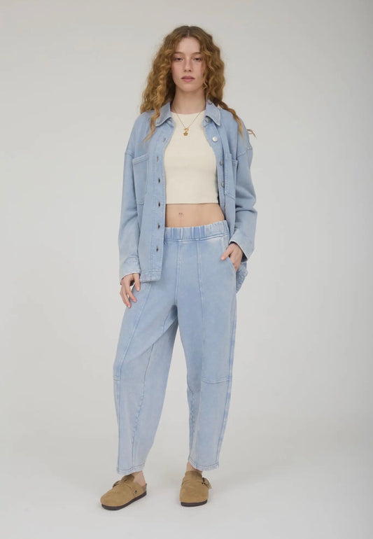 Washed Barrel Joggers