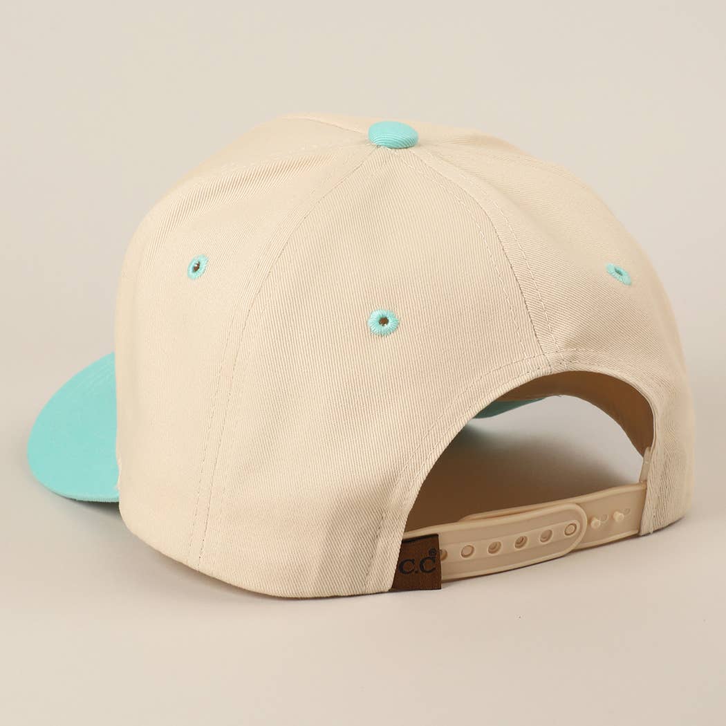 Summer Vibe Only Embroidered Two-Tone Trucker Hat