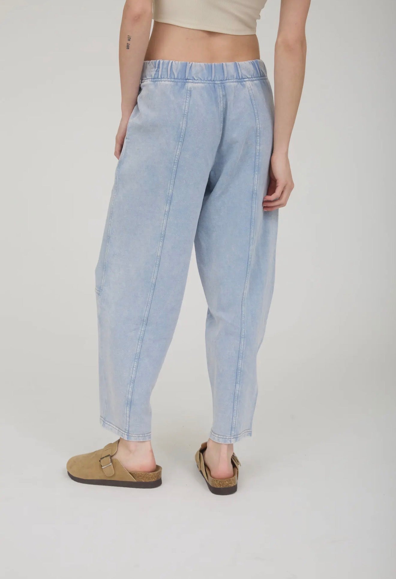 Washed Barrel Joggers
