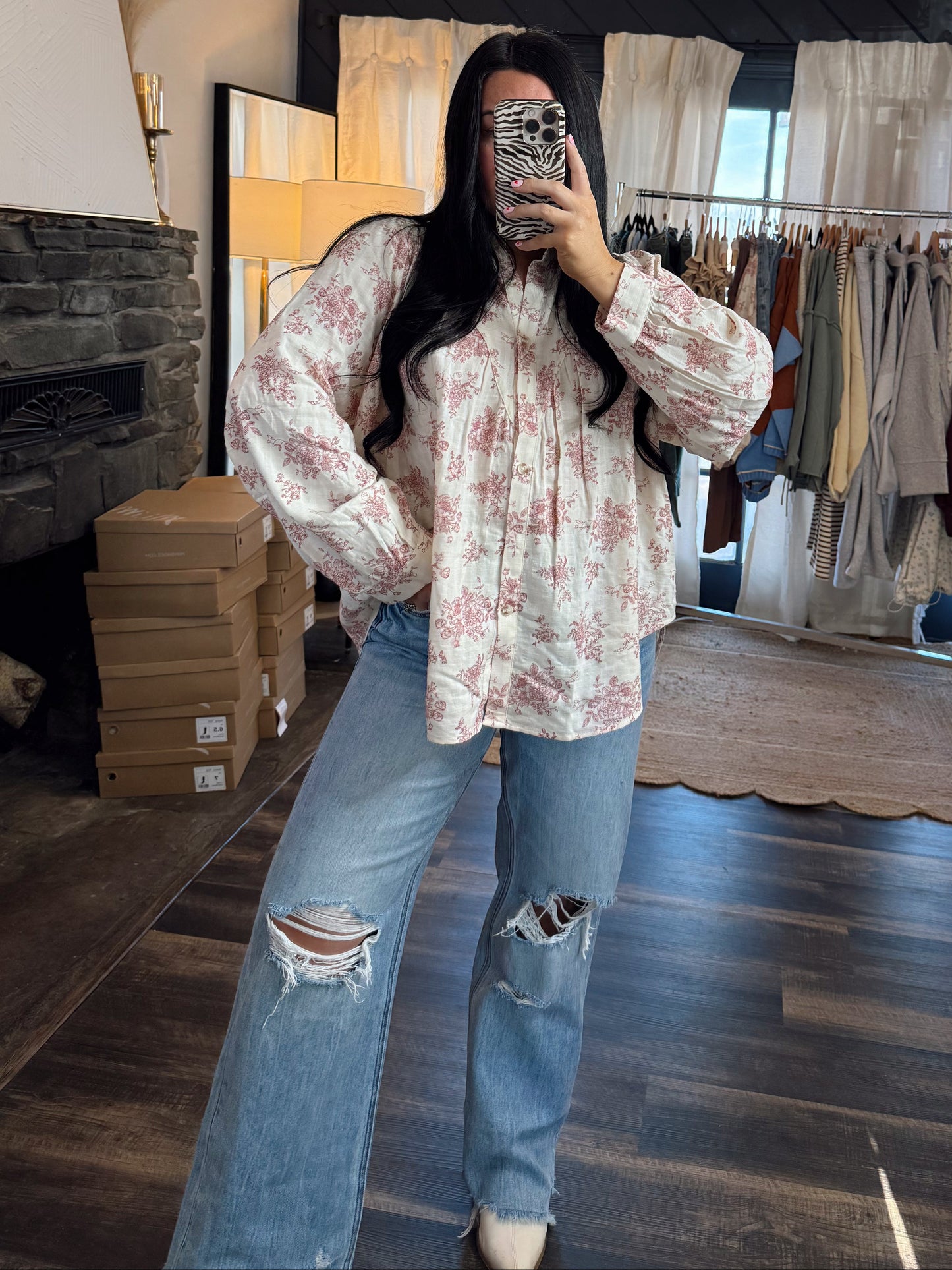 Luxe Floral Balloon Top