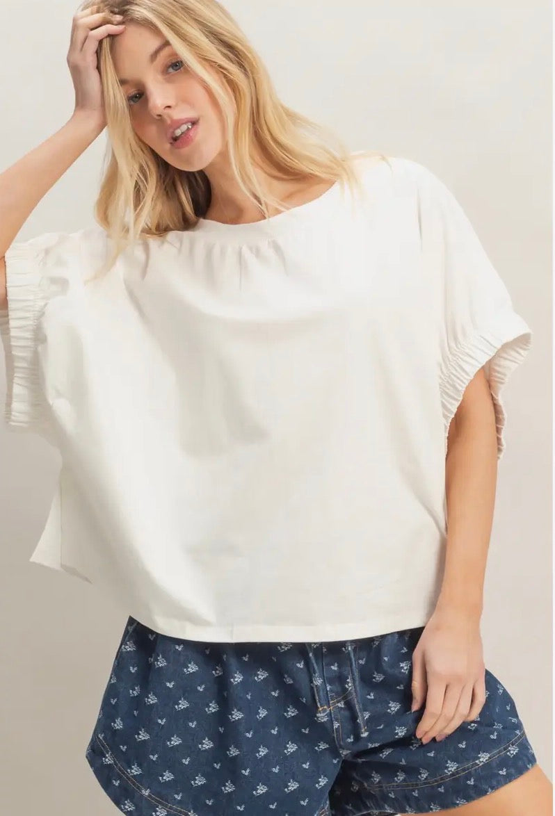 Elastic Cuff Tshirt