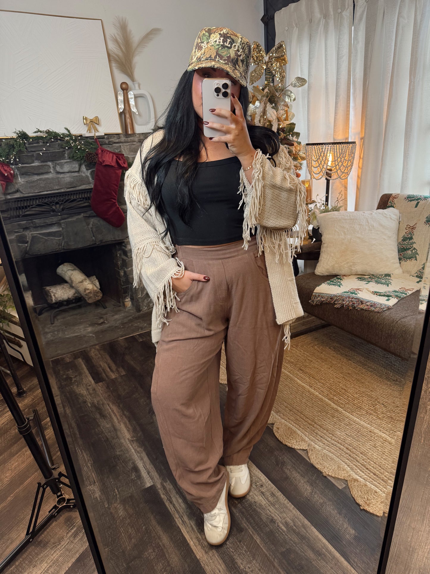 Relaxed Barrel Leg Pant