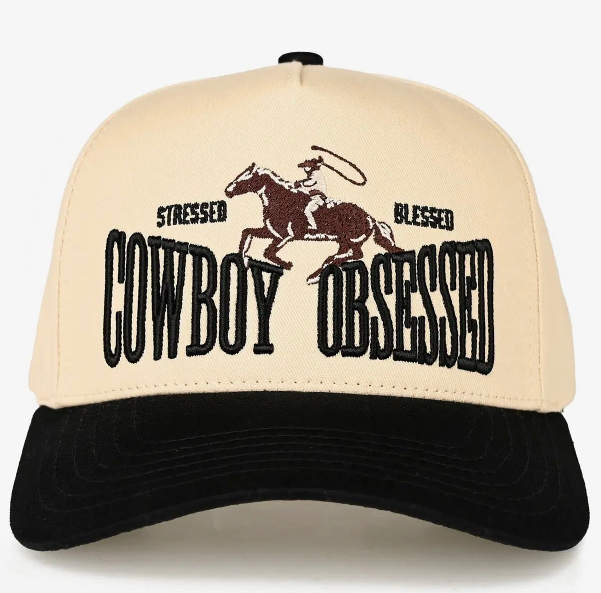 Cowboy Obsessed Hat Black