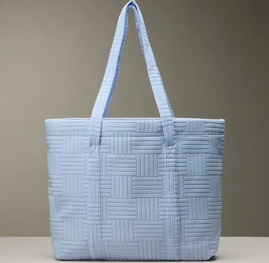 Woven Terry Tote Bag
