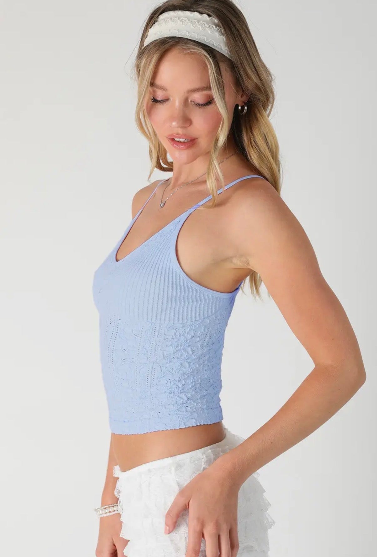 Textured Lace Cami