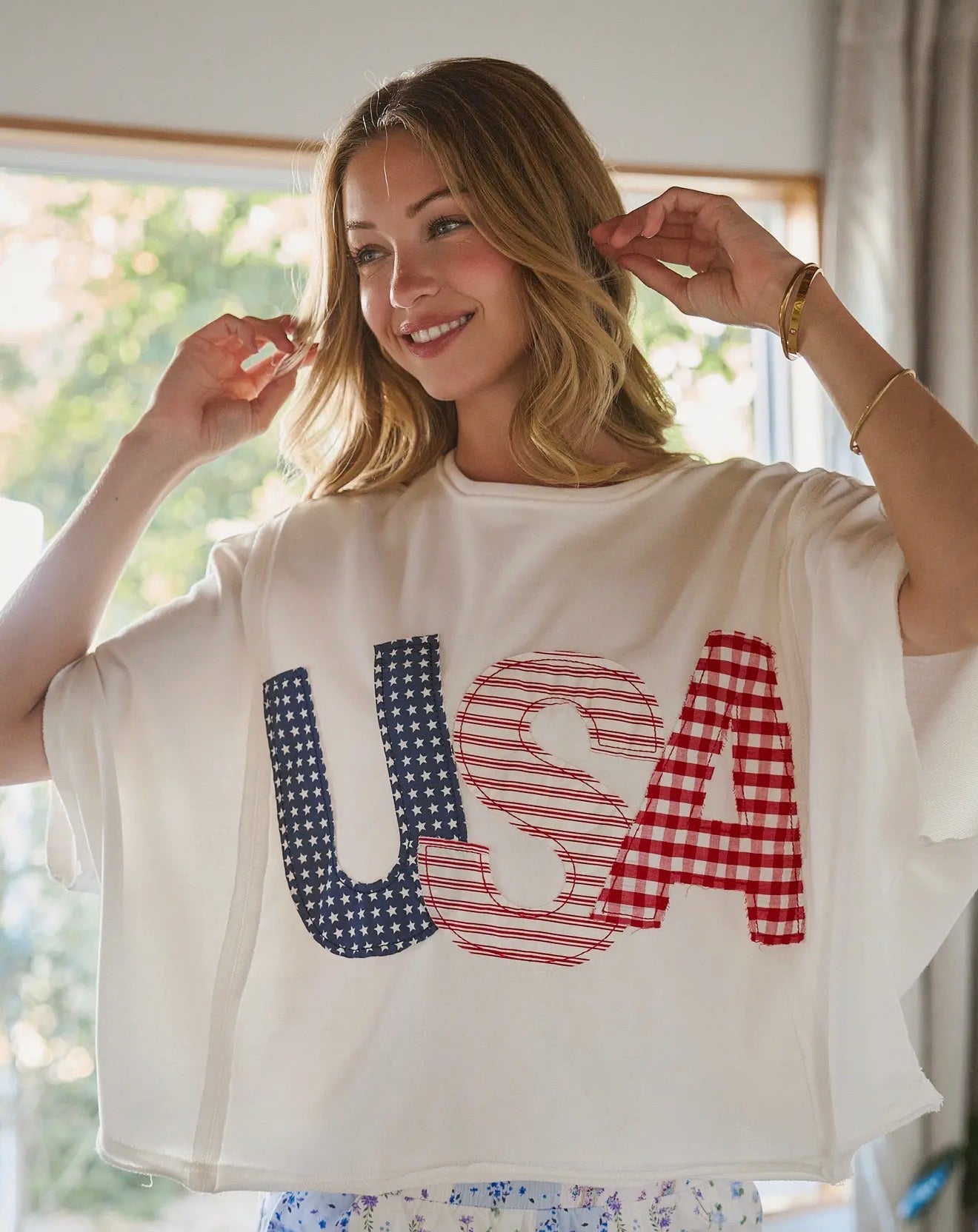 USA Patch T Shirt