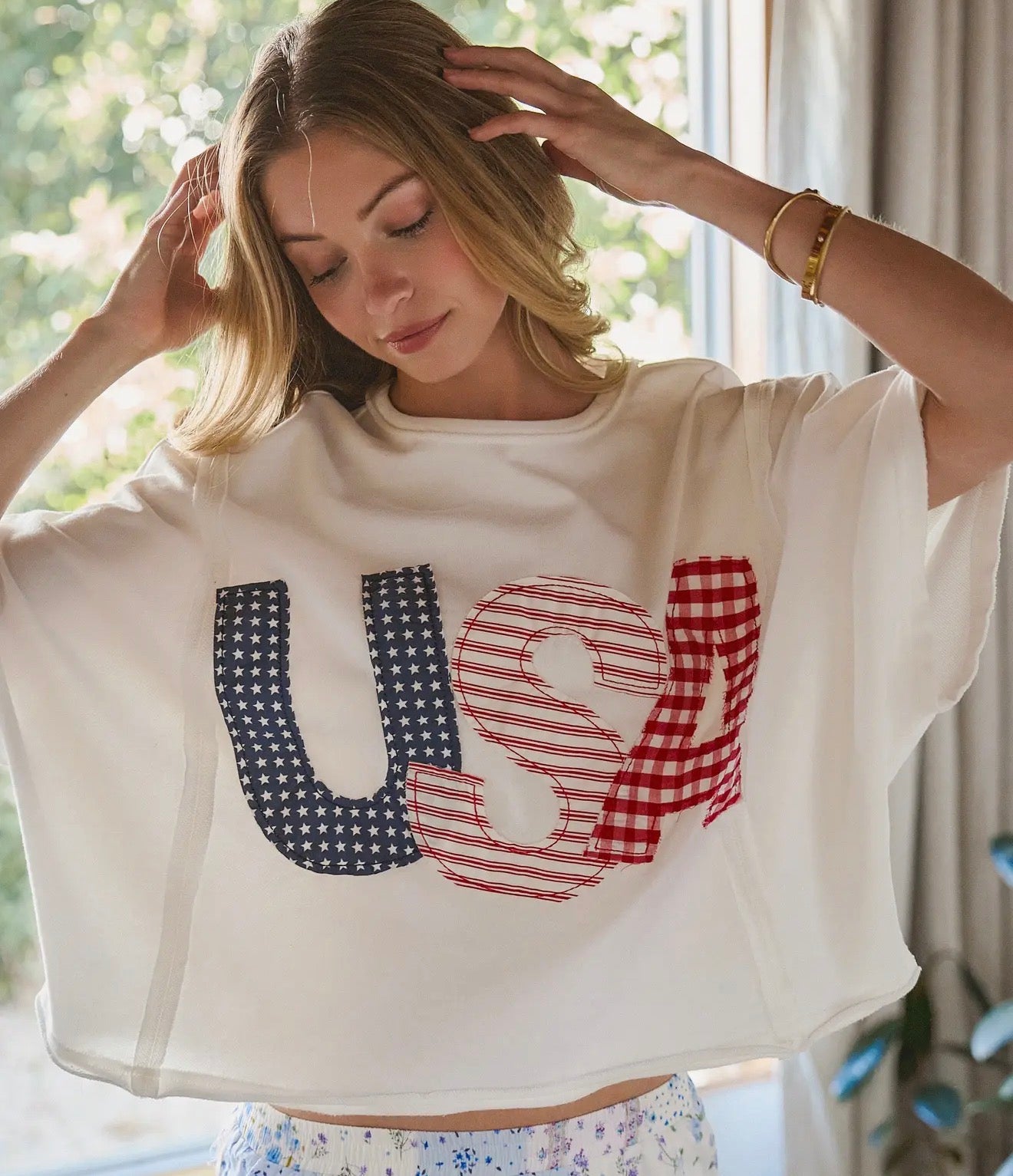 USA Patch T Shirt