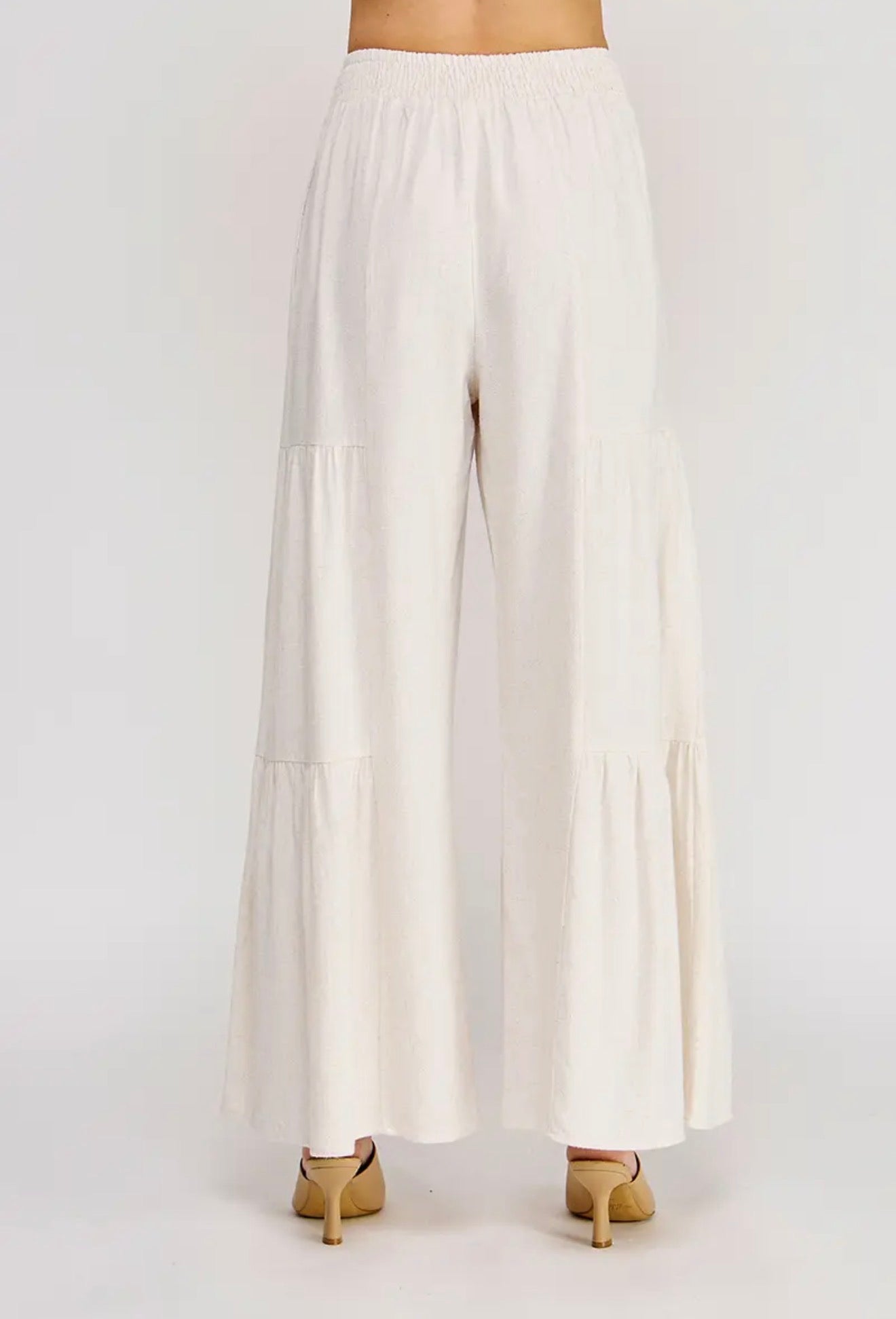 Soft Linen Flowy Pants