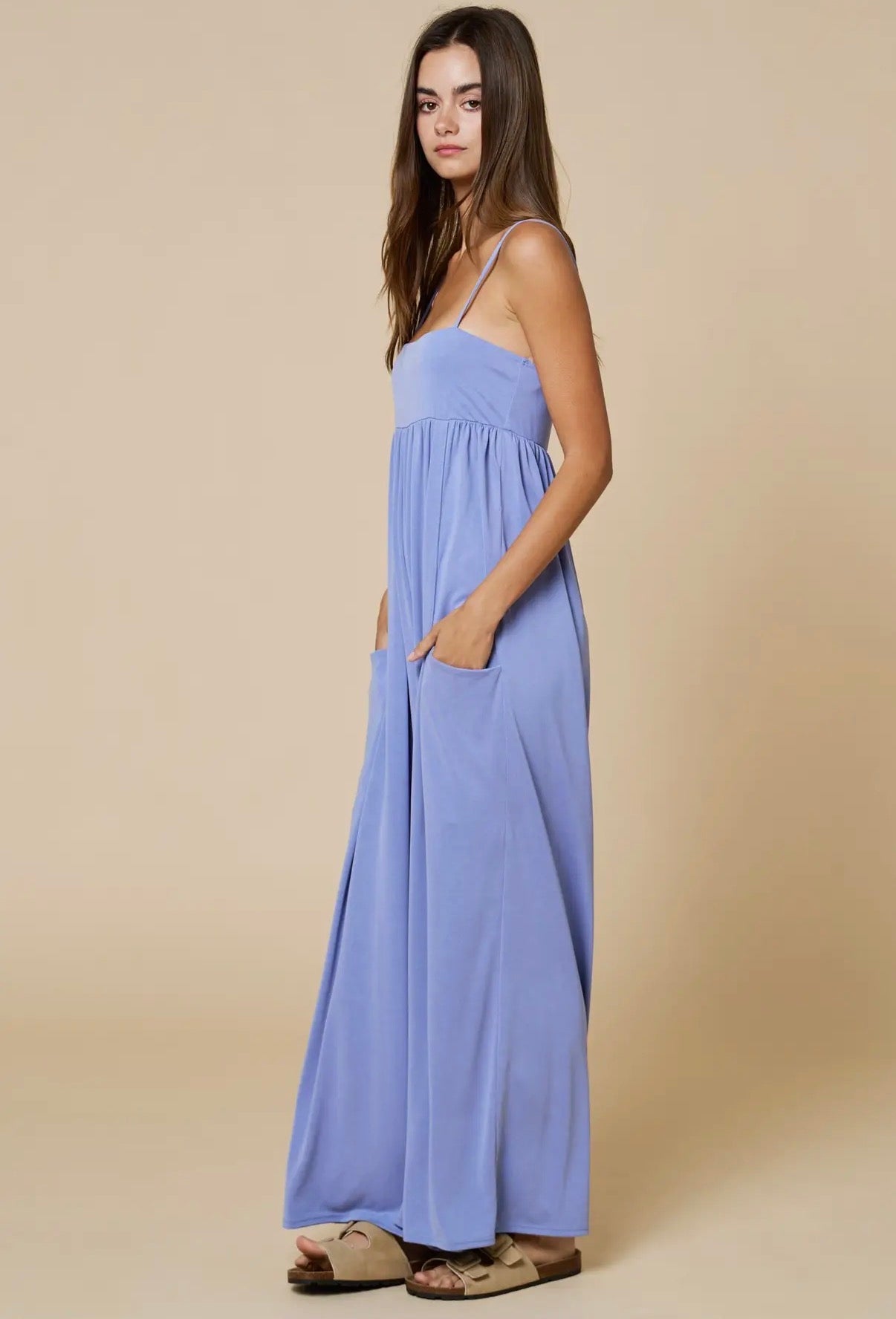 Heather Pocketed Jumpsuit