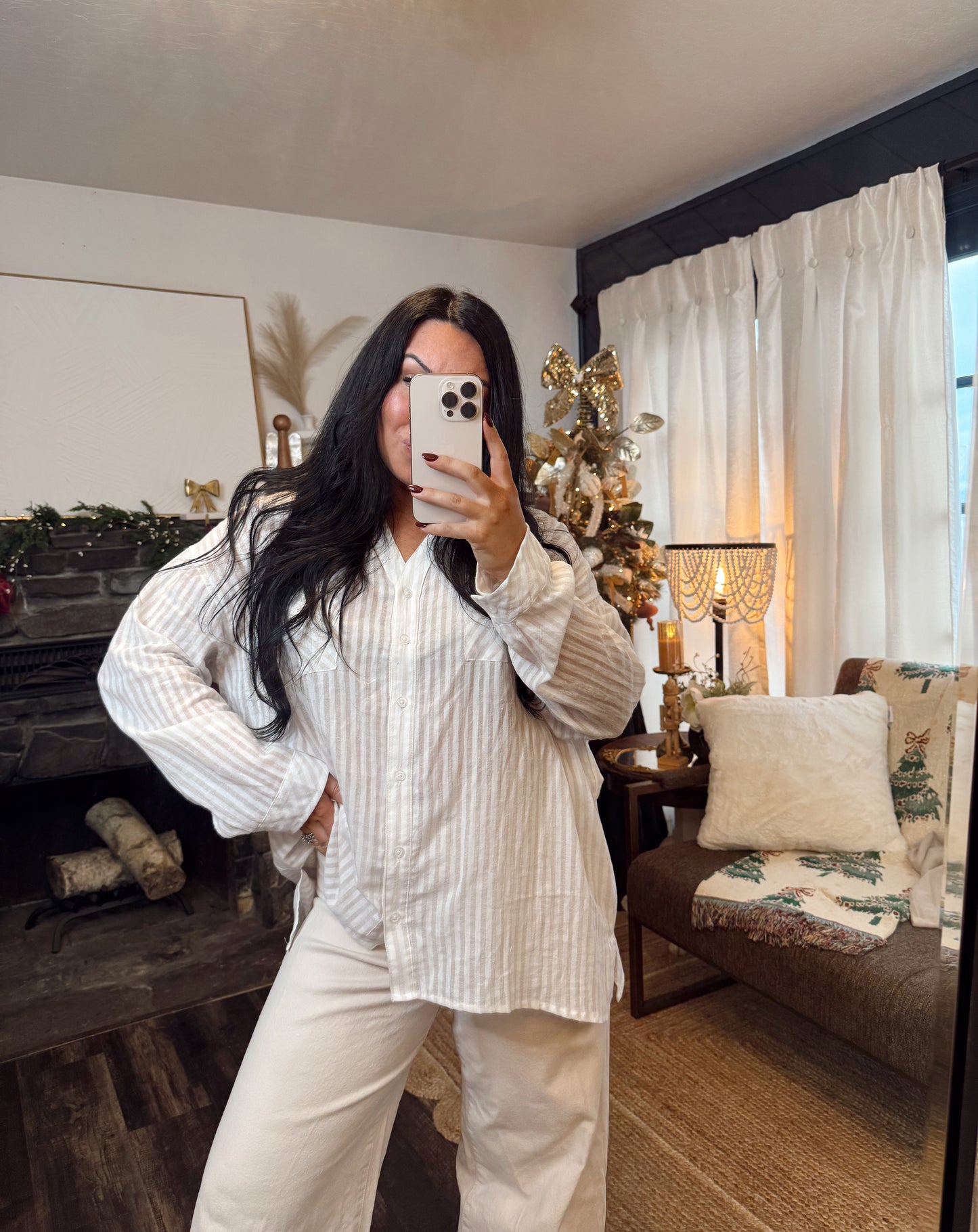 Striped Botton Down Shirt