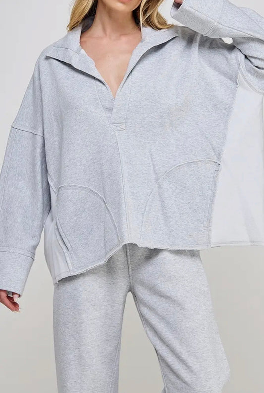 Oversize V-Neck Pullover