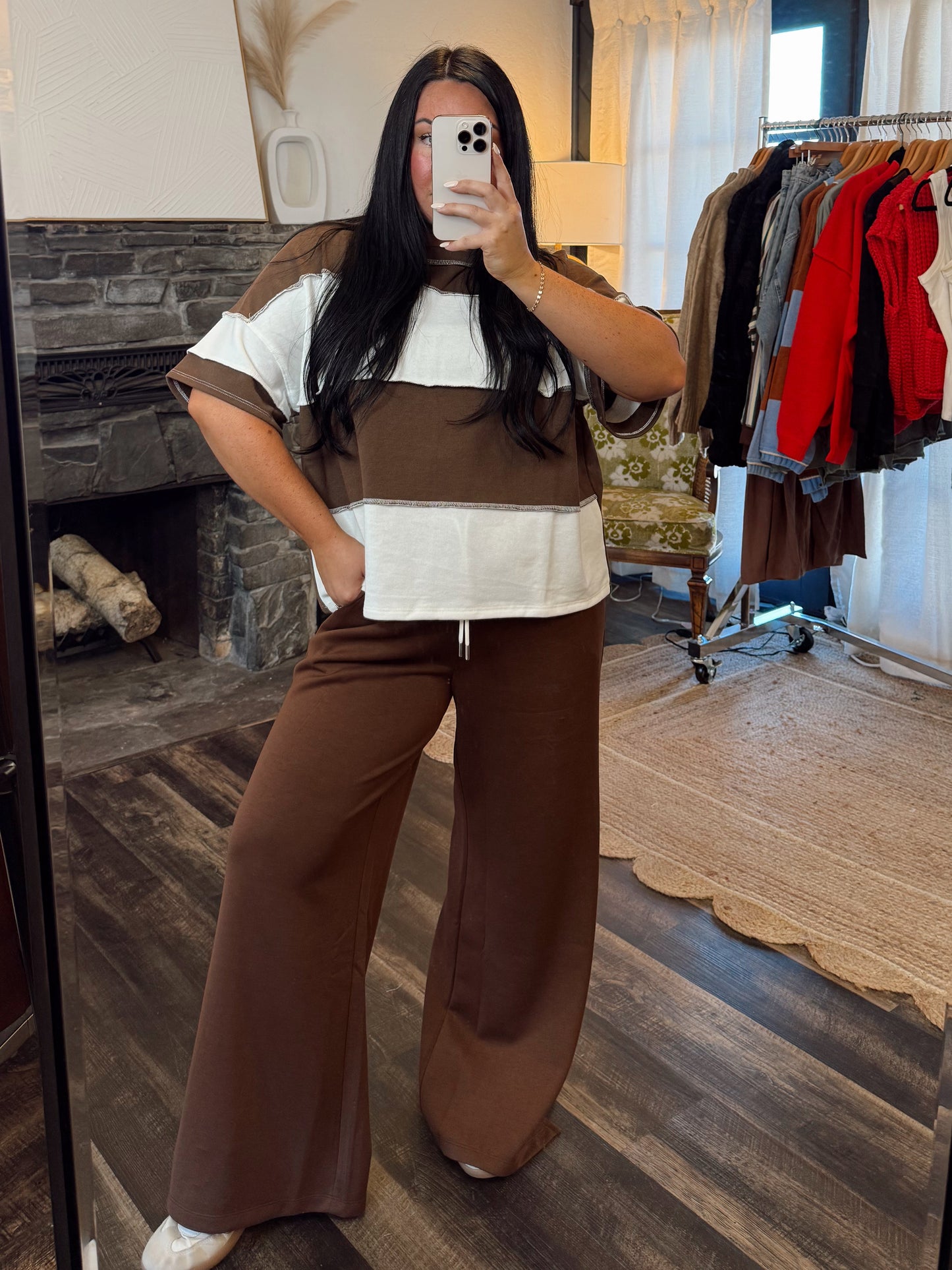 Brown Scuba Pant