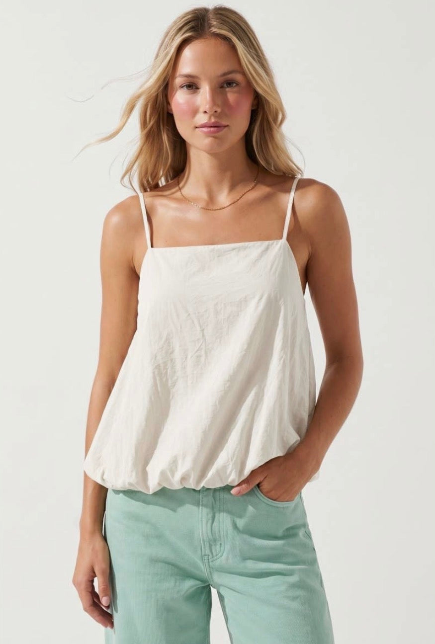 Cami Bubble Hem Top