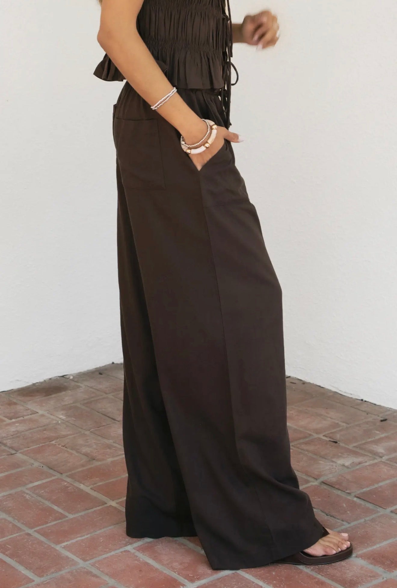 Chocolate Drawstring Pants