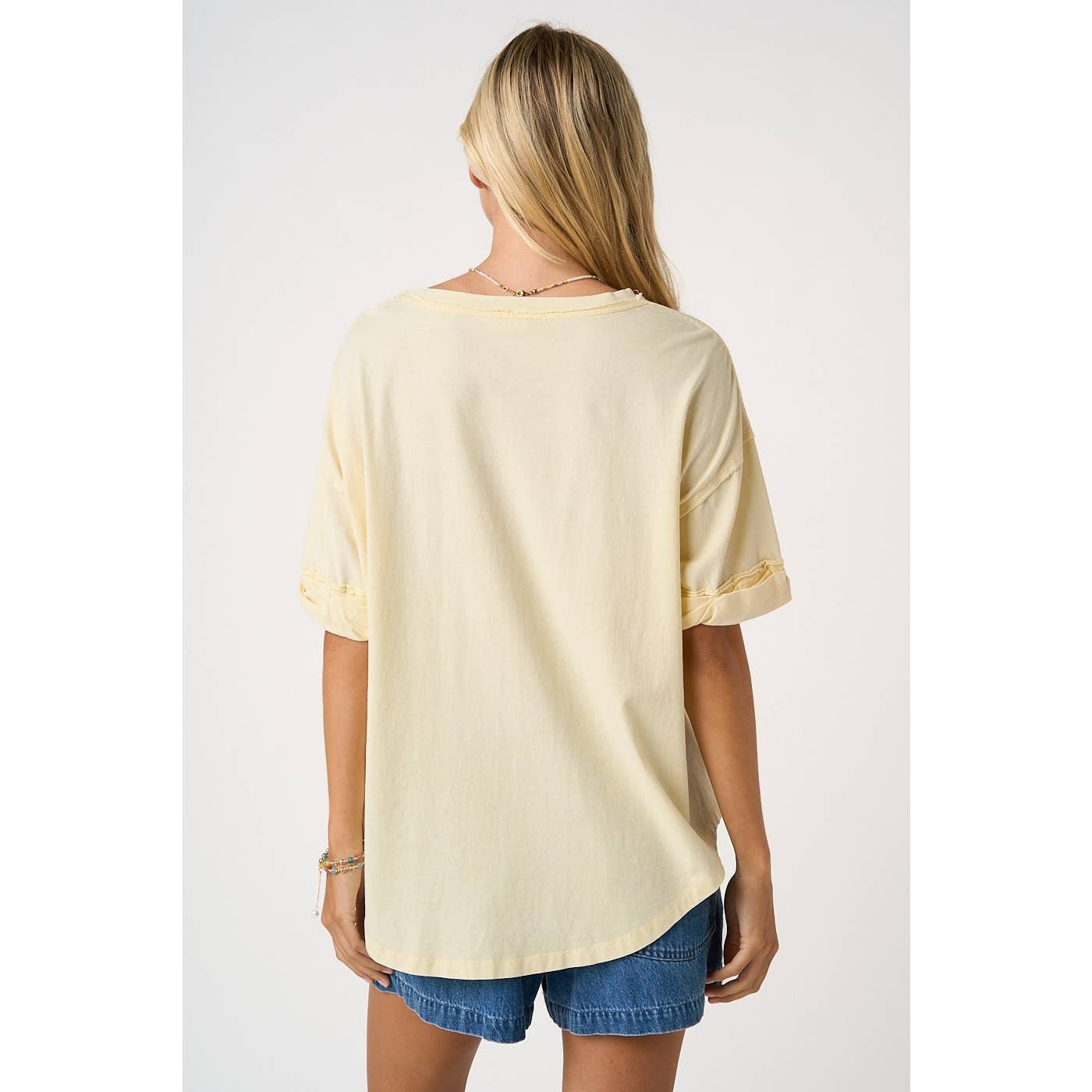 COWBOY BOOT PATCHWORK SHORT SLEEVE TOP