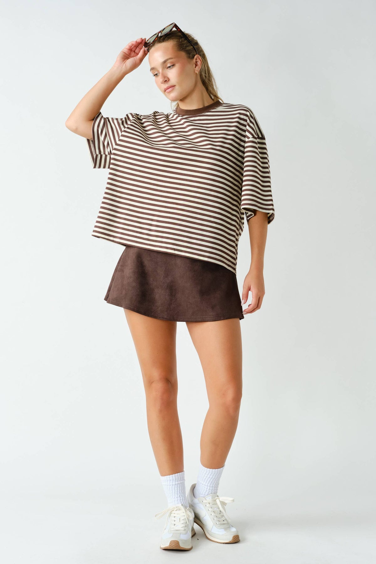 MOJAVE SUEDE-FINISH SKORT