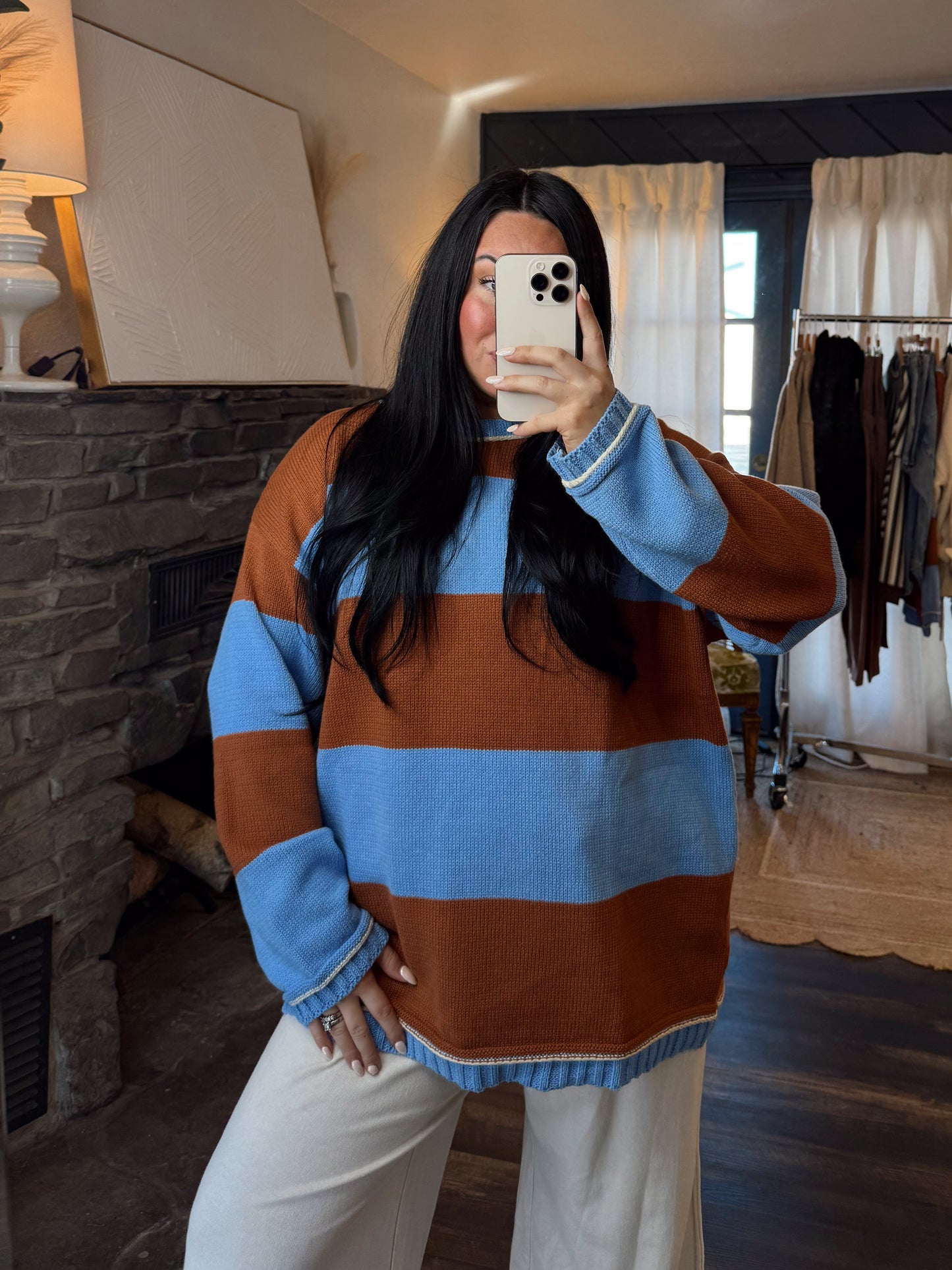Colorblock Stripe Sweater