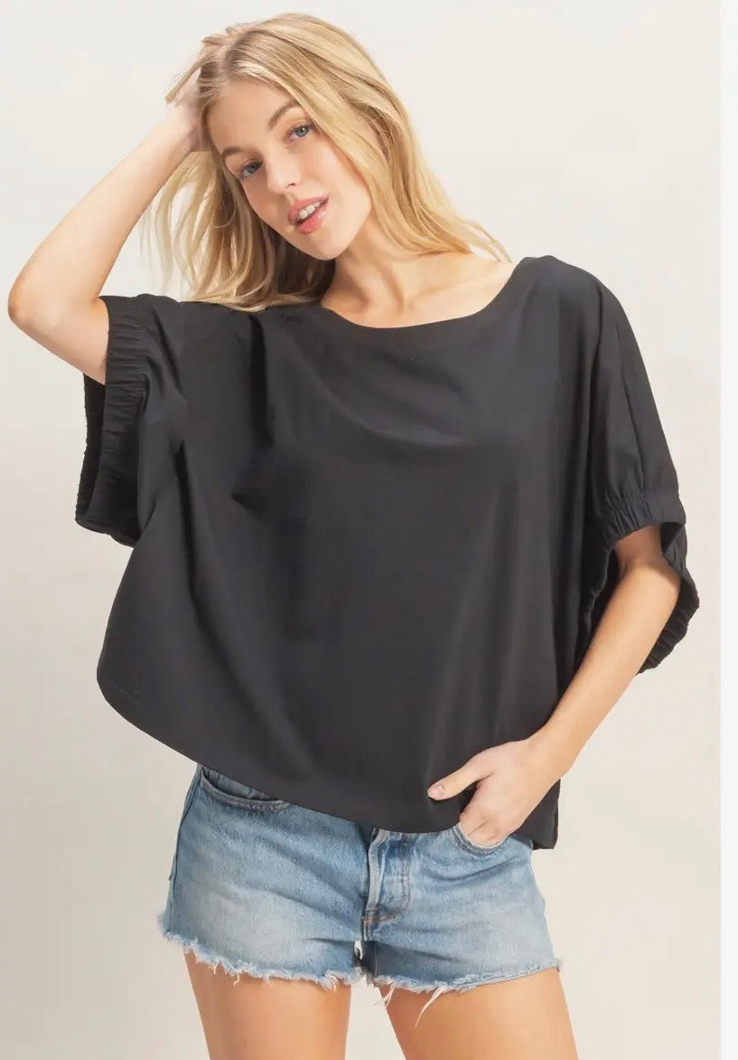 Elastic Cuff Tshirt