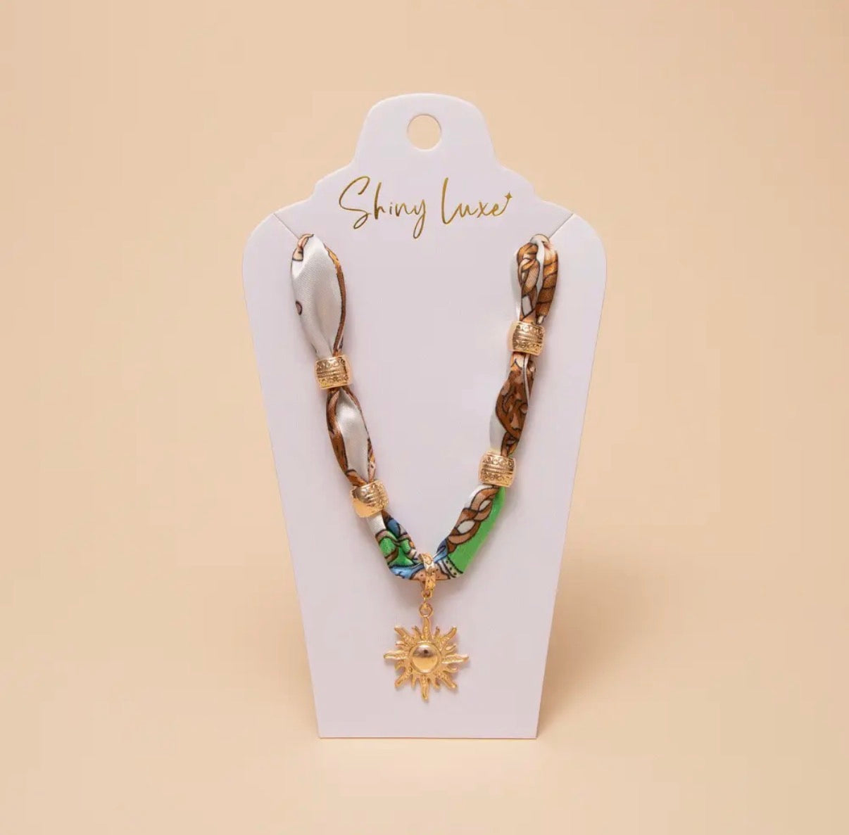 Sun Burst Bandana Necklace