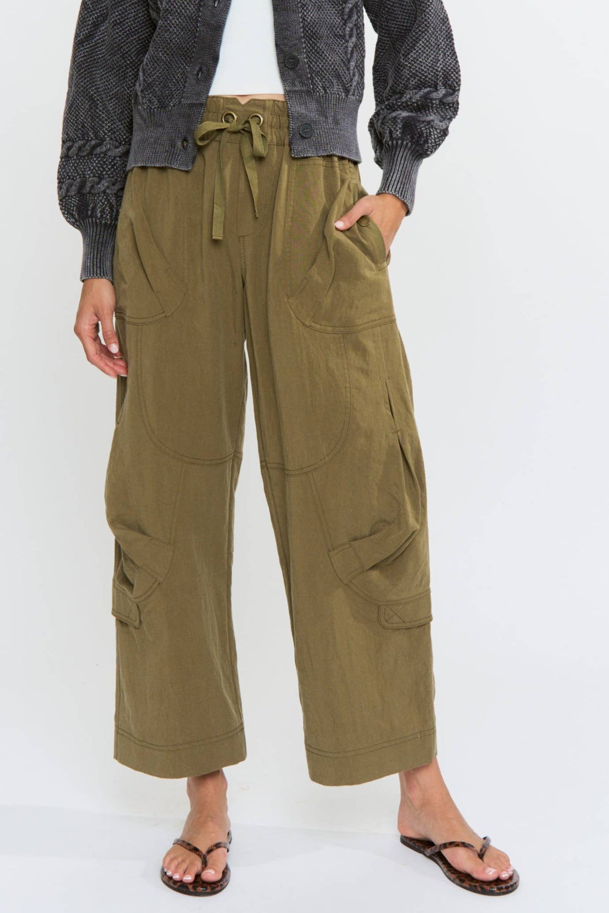 Work it Wide-Leg Cargo Pants