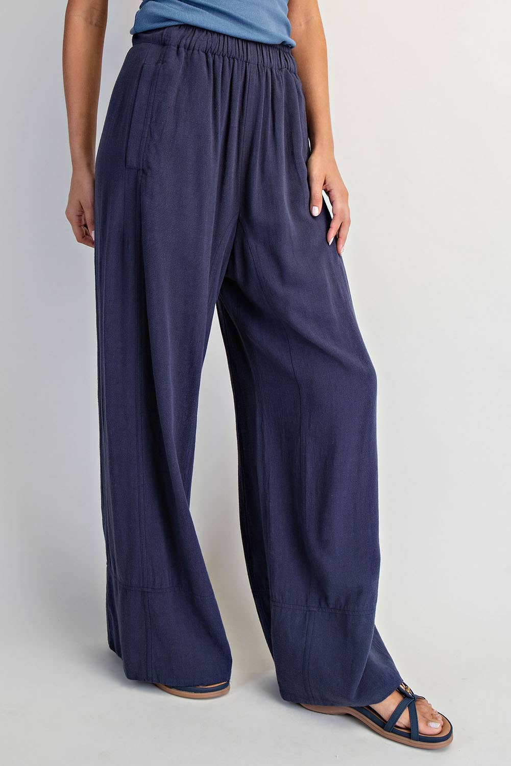 LINEN PULL ON PANTS